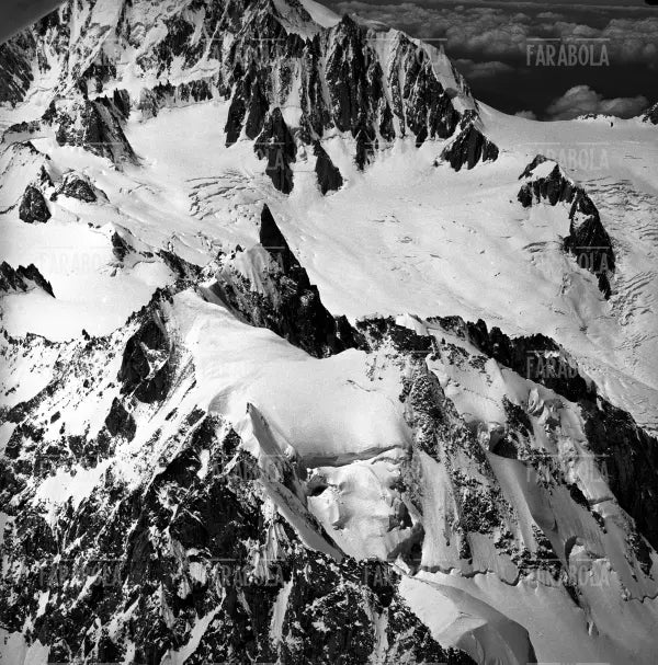 Il Dente del Gigante sul Monte Bianco, anni 50
