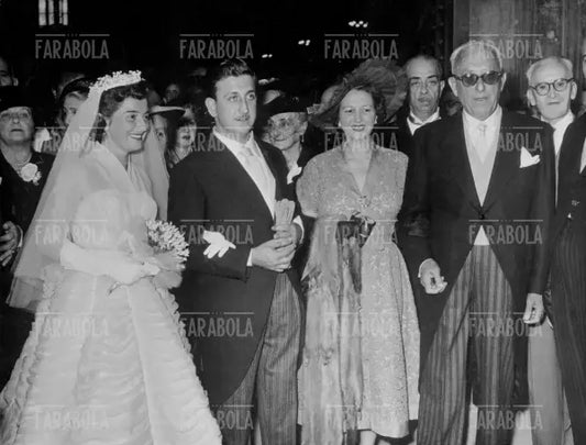 Ercole Lauro ed Elena d'Aragona, Matrimonio di Ercole Lauro, Napoli, anni 50