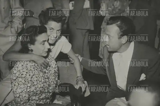Orson Welles, Wally Toscanini e la signora Tripcovich, Mostra del cinema di Venezia, Venezia, anni 50