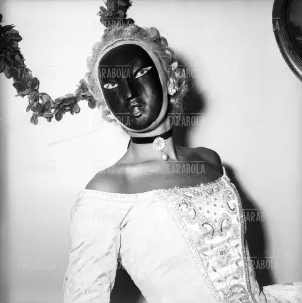 Principessina Colonna al Bal Oriental a Palazzo Labia, Venezia, 1951
