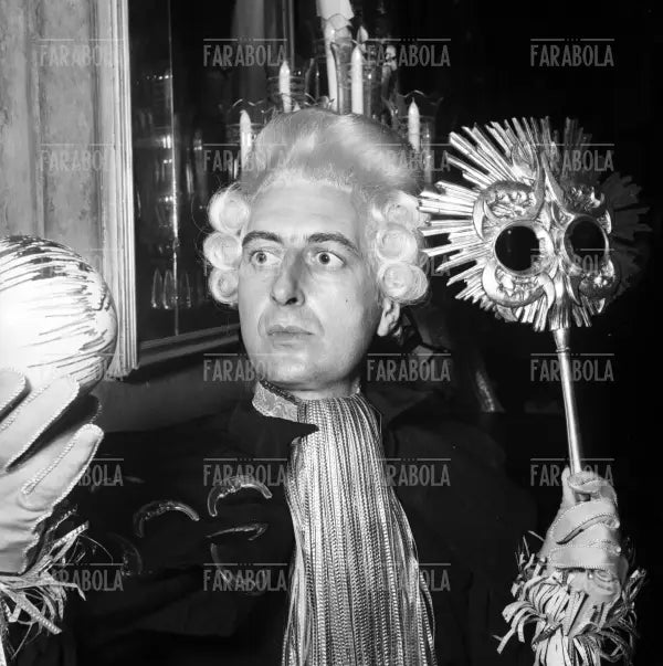Fabrizio Clerici al Bal Oriental a Palazzo Labia, Venezia, 1951