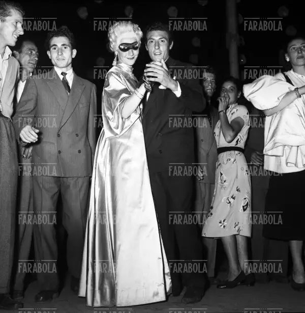 Trubetskoy al Bal Oriental a Palazzo Labia, Venezia, 1951