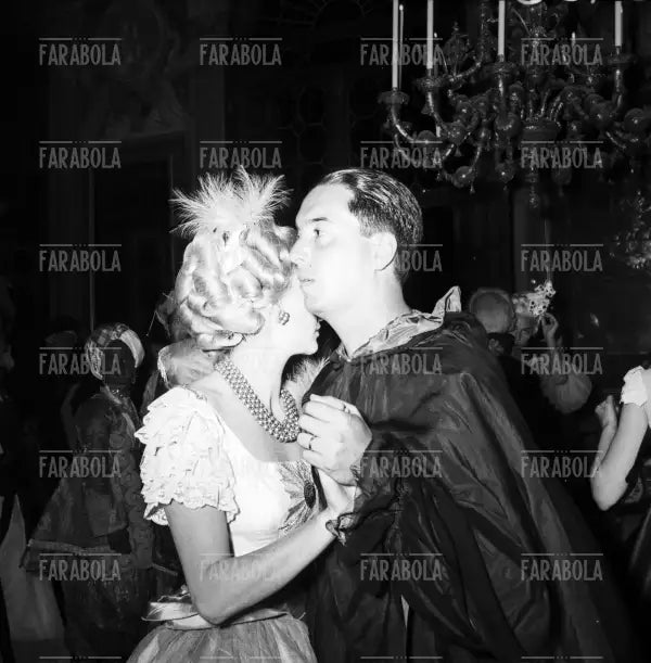 Rudy Crespi al Bal Oriental a Palazzo Labia, Venezia, 1951