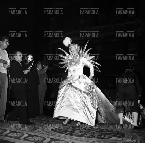 Geneviève Fath al Bal Oriental a Palazzo Labia, Venezia, 1951