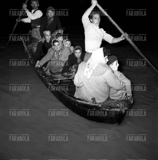Soccorritori nel Polesine, Alluvione del Polesine, 1951