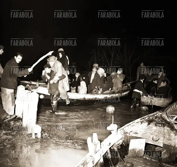 Resti di una casa, Alluvione del Polesine, 1951