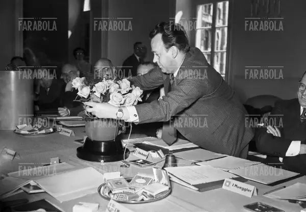 Ricevimento per gli esportatori della Rinascente, Villa d'Este, Como, 1952