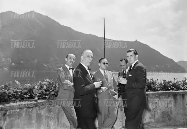 Ricevimento per gli esportatori della Rinascente, Villa d'Este, Como, 1952