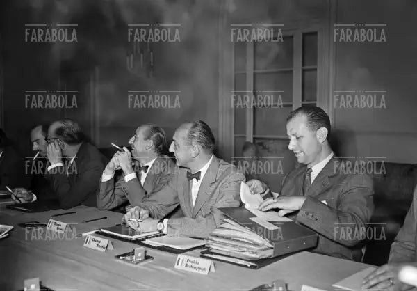 Ricevimento per gli esportatori della Rinascente, Villa d'Este, Como, 1952