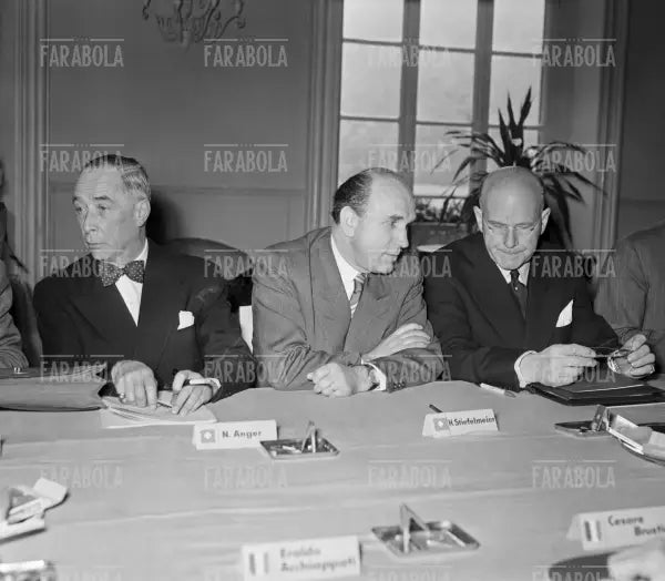 Ricevimento per gli esportatori della Rinascente, Villa d'Este, Como, 1952