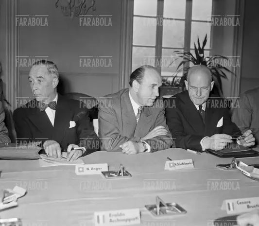 Ricevimento per gli esportatori della Rinascente, Villa d'Este, Como, 1952