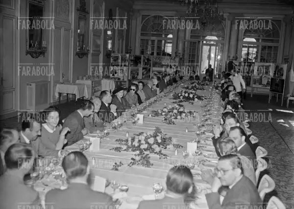 Ricevimento per gli esportatori della Rinascente, Villa d'Este, Como, 1952