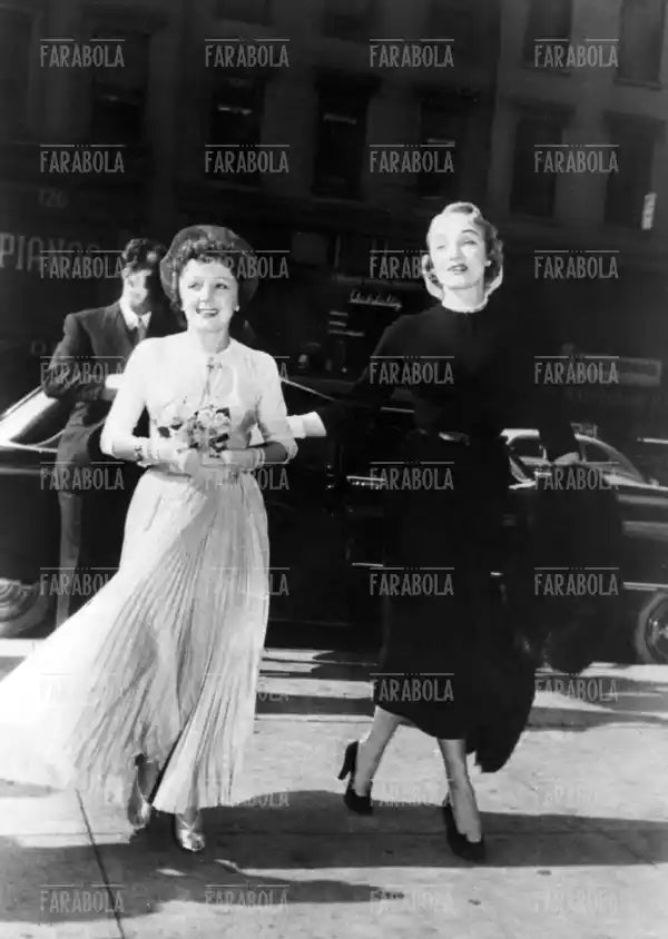 Edith Piaf e Marlene Dietrich, Matrimonio di Edith Piaf, New York, 1952