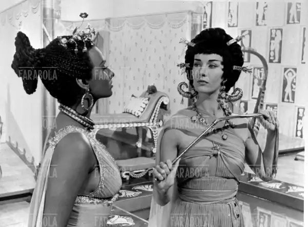 Sophia Loren e Lois Maxwell, Film Aida, 1952