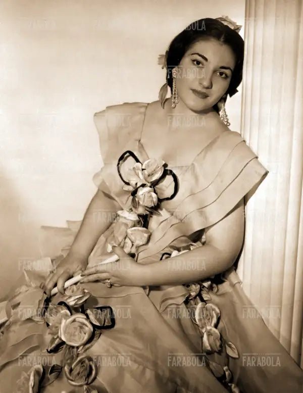 Maria Callas nel ruolo di Violetta, Opera La traviata, Città del Messico, 1953