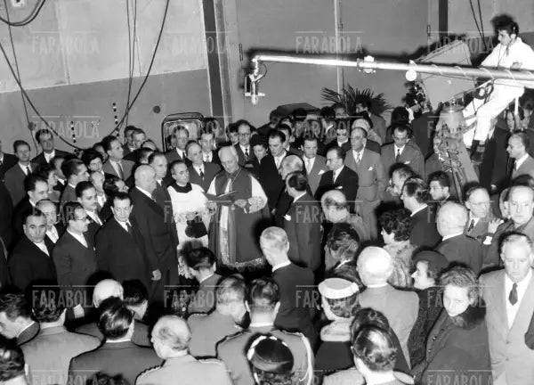 Cerimonia di inaugurazione delle trasmissioni Rai, Milano, 1954