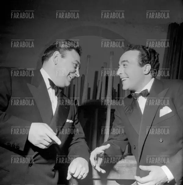 Giorgio Consolini e Gino Latilla, Festival di Sanremo, 1954
