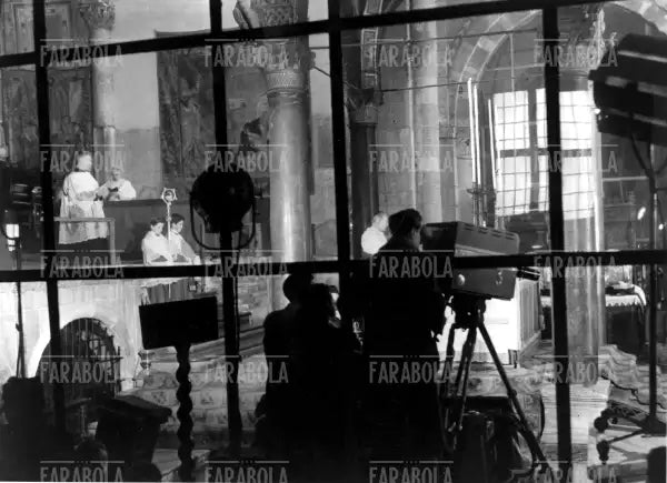 Riprese per la messa di Sant'Ambrogio, Milano, 1954