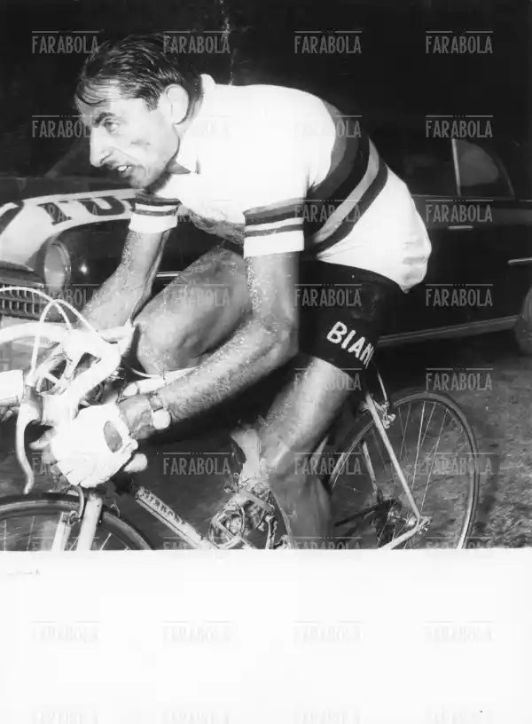Fausto Coppi vincitore della tappa di Bolzano, Giro d'Italia, 1954