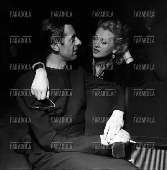 Dario Fo e Franca Rame alle prove di Sani da legare, Piccolo Teatro, Milano, 1954
