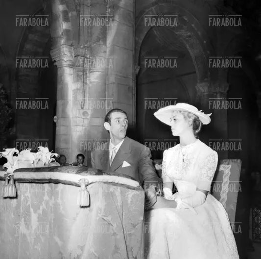 Dario Fo e Franca Rame, Matrimonio nella Basilica di Sant'Ambrogio, Milano, 1954
