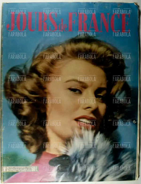 Sophia Loren, Copertina di Jours de France, 1954