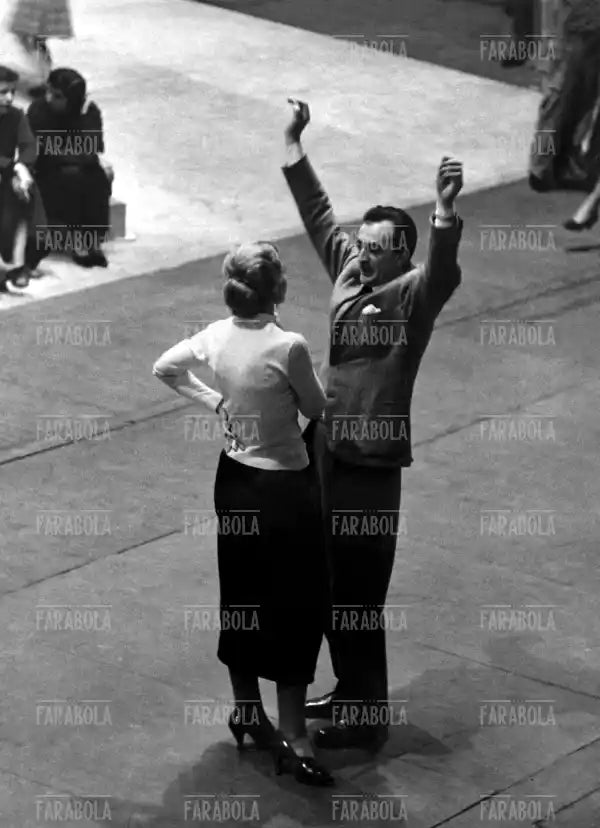 Maria Callas e Luchino Visconti alle prove de La Vestale, Teatro alla Scala, Milano, 1954