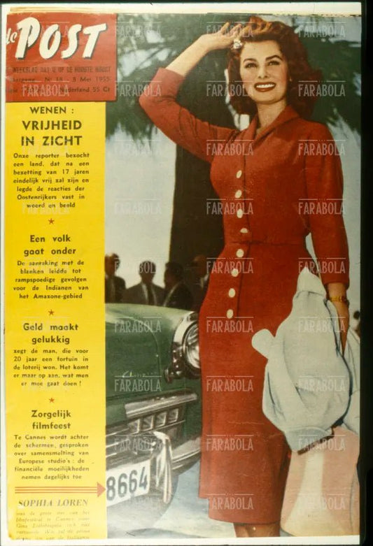 Sophia Loren, Copertina di Le Post, 1955