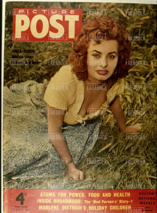 Sophia Loren, Copertina di Picture Post, 1955