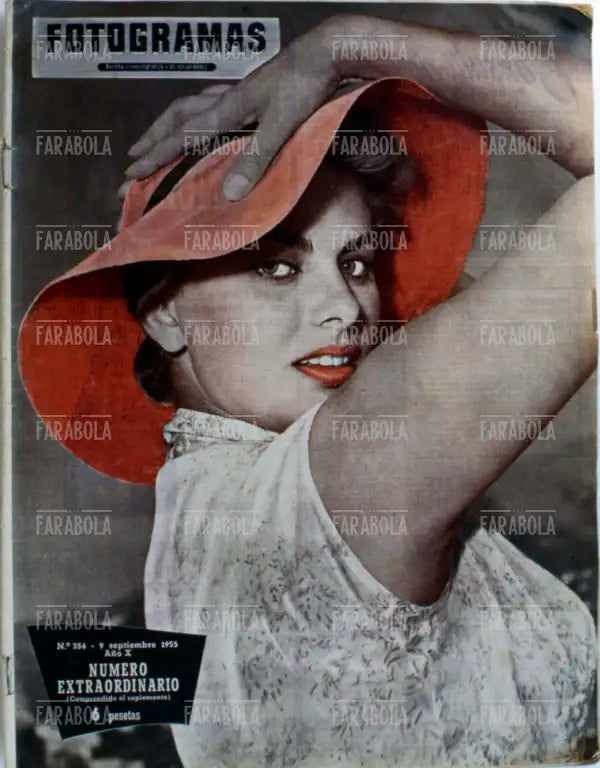 Sophia Loren, Copertina di Fotogramas, 1955