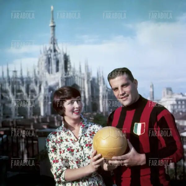 Delia Scala e Gunnar Nordahl, Milano, 1955
