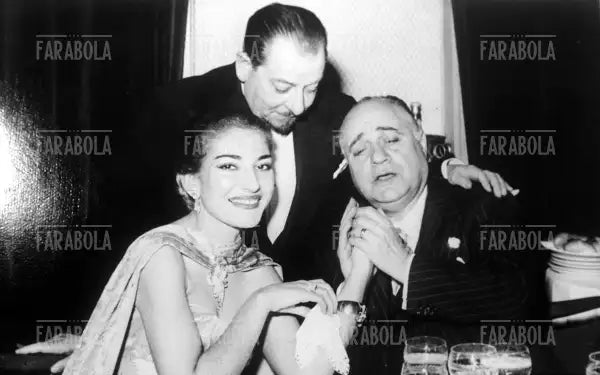 Maria Callas e Beniamino Gigli, Concerto di Beniamino Gigli, Sanremo, 1955