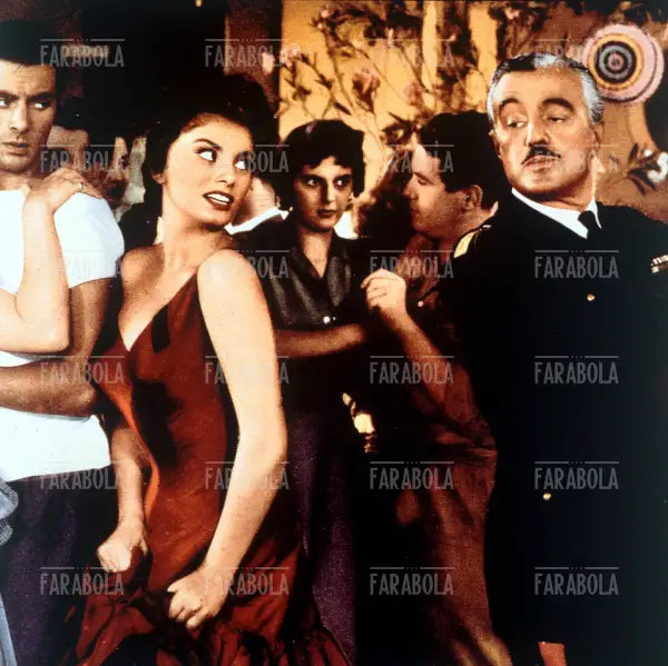 Sophia Loren e Vittorio De Sica, Film Pane, amore e..., 1955