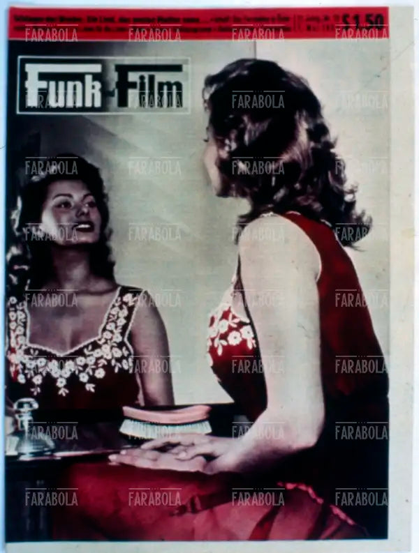Sophia Loren, Copertina di Funk Film, 1955