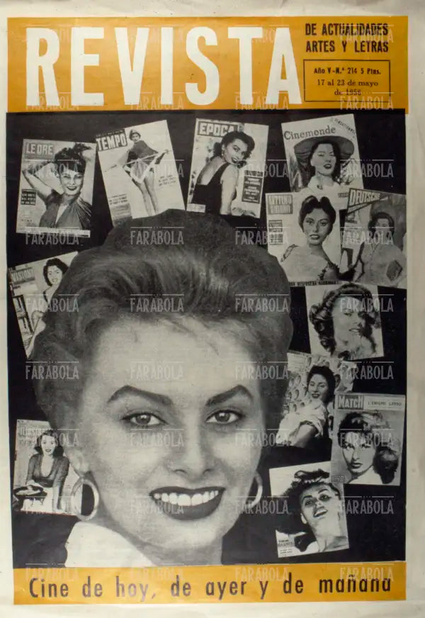 Sophia Loren, Copertina di Revista, 1956