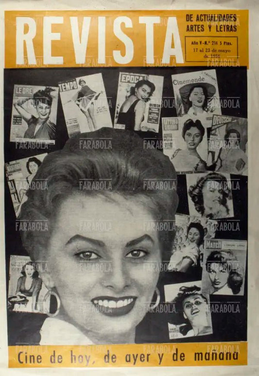 Sophia Loren, Copertina di Revista, 1956