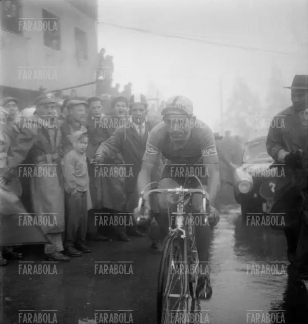 Aldo Moser sul Monte Bondone, Giro d'Italia, 1956