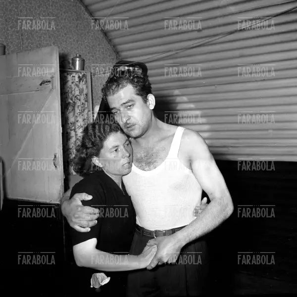 Giovanna Piccinin, moglie di un minatore rimasto sotto, tragedia di Marcinelle, 1956