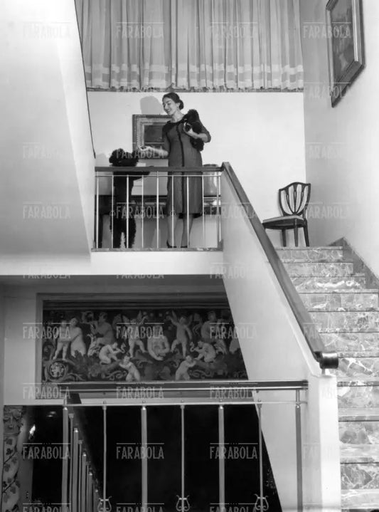 Maria Callas a casa, Milano, 1956