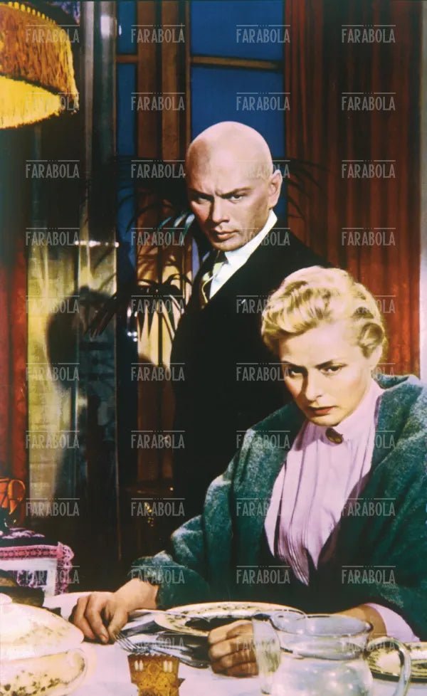 Yul Brynner e Ingrid Bergman, Film Anastasia, 1956