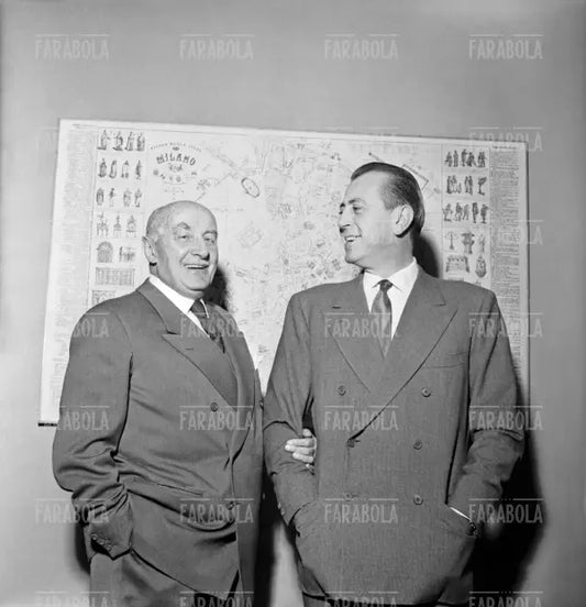 Umberto Brustio e Aldo Borletti, La Rinascente, Milano, 1957
