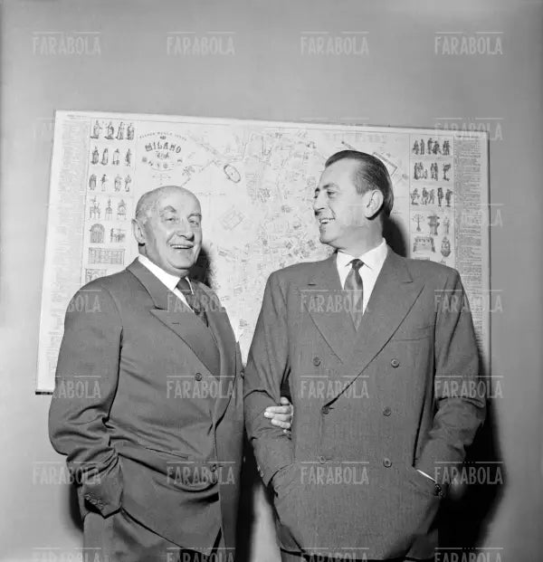 Umberto Brustio e Aldo Borletti, La Rinascente, Milano, 1957