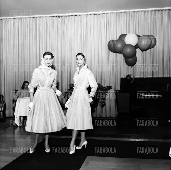 Sfilata della Rinascente, Albergo Duomo, Milano, 1957