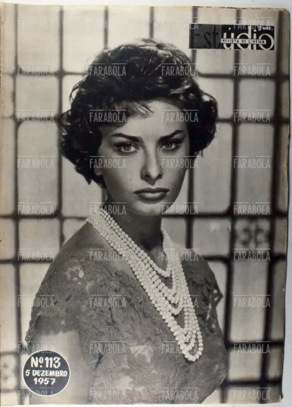 Sophia Loren, Copertina di Estudio, 1957