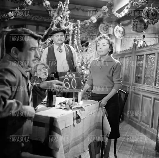 Edith Piaf sul set, Film Les amants de demain, Parigi, 1957