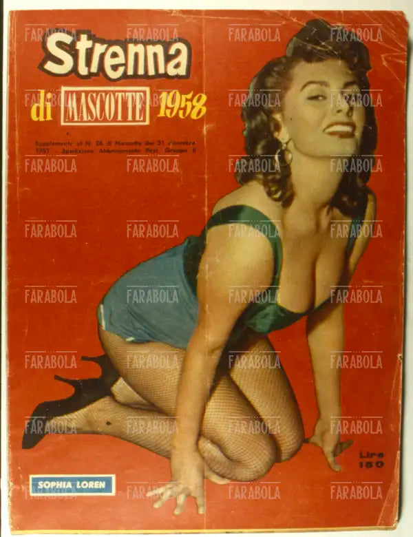 Sophia Loren, Copertina di Strenna di Mascotte, 1957
