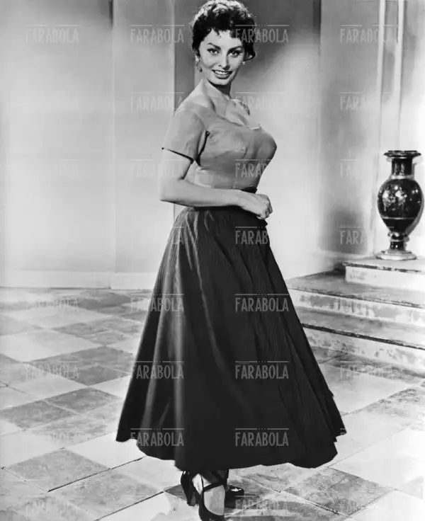 Sophia Loren sul set, Film Orgoglio e passione, 1957
