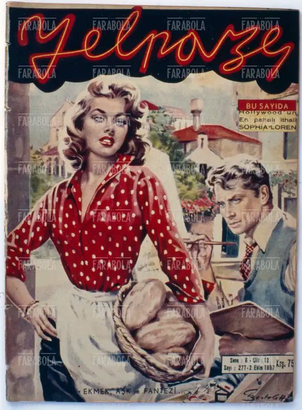 Sophia Loren, Copertina di Yelpaze, 1957