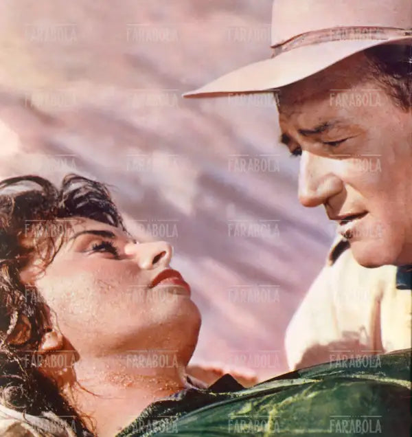 Sophia Loren e John Wayne, Film Timbuctù, 1957