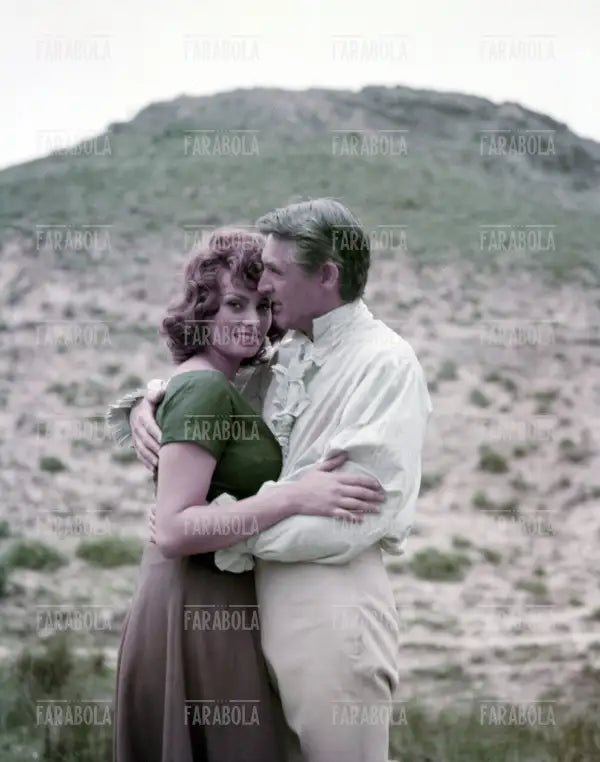 Sophia Loren e Cary Grant sul set, Film Orgoglio e passione, 1957